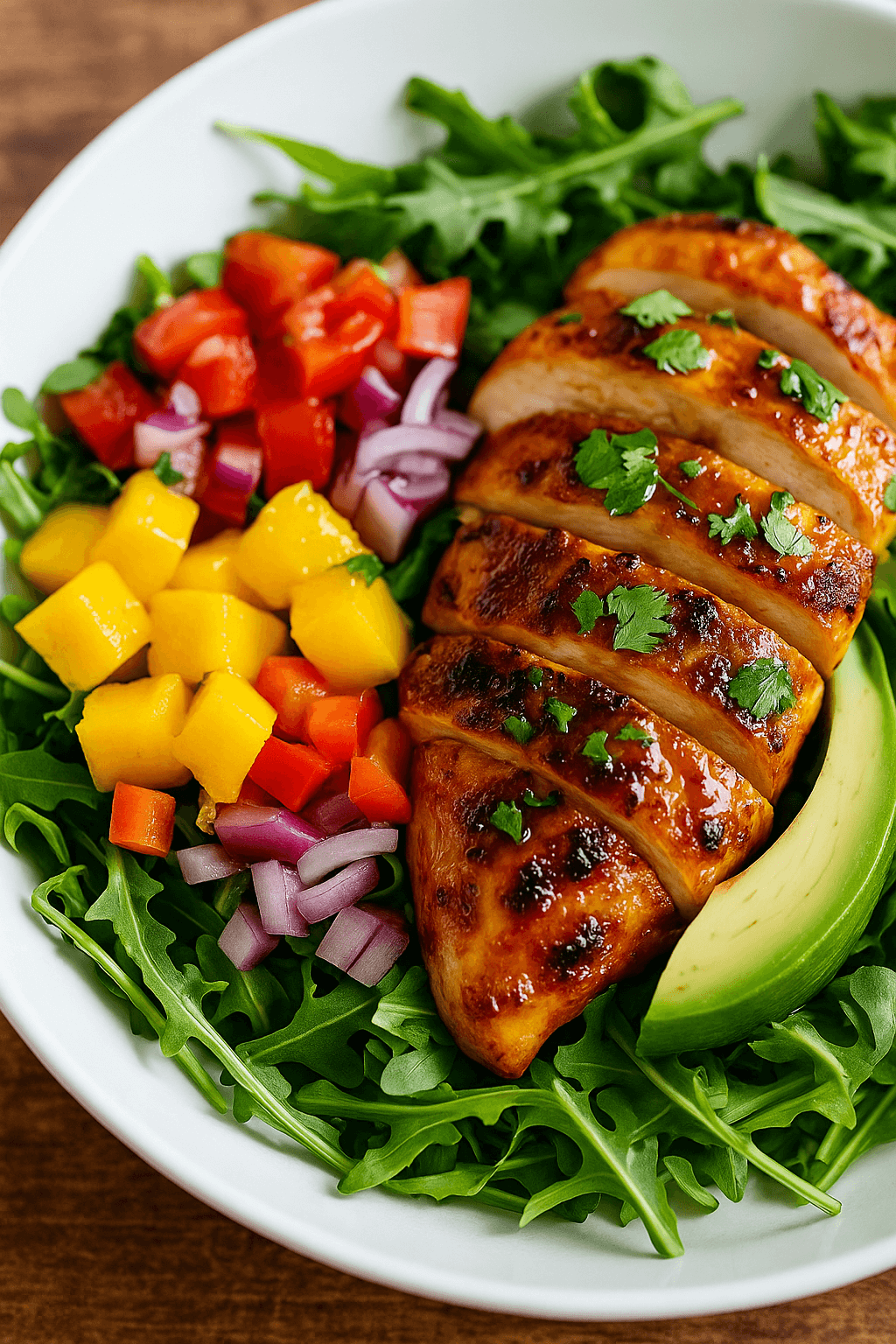 Asian-Inspired Sweet Chili Chicken Mango Salad for Vibrant Meals